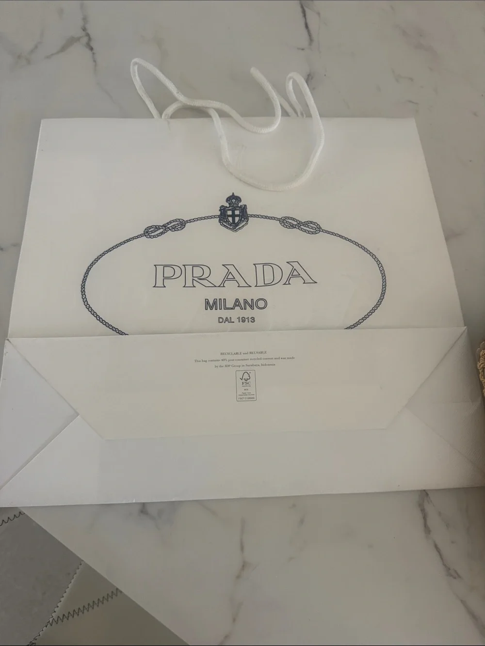 Prada Yellow Crochet Shoulder Bag with Taupe Leather Trim